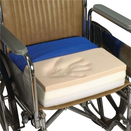 Skil-Care Skil-Care 754755 18 in. Tri-Foam Gel-Infused Visco Cushion with LSII Cover 754755